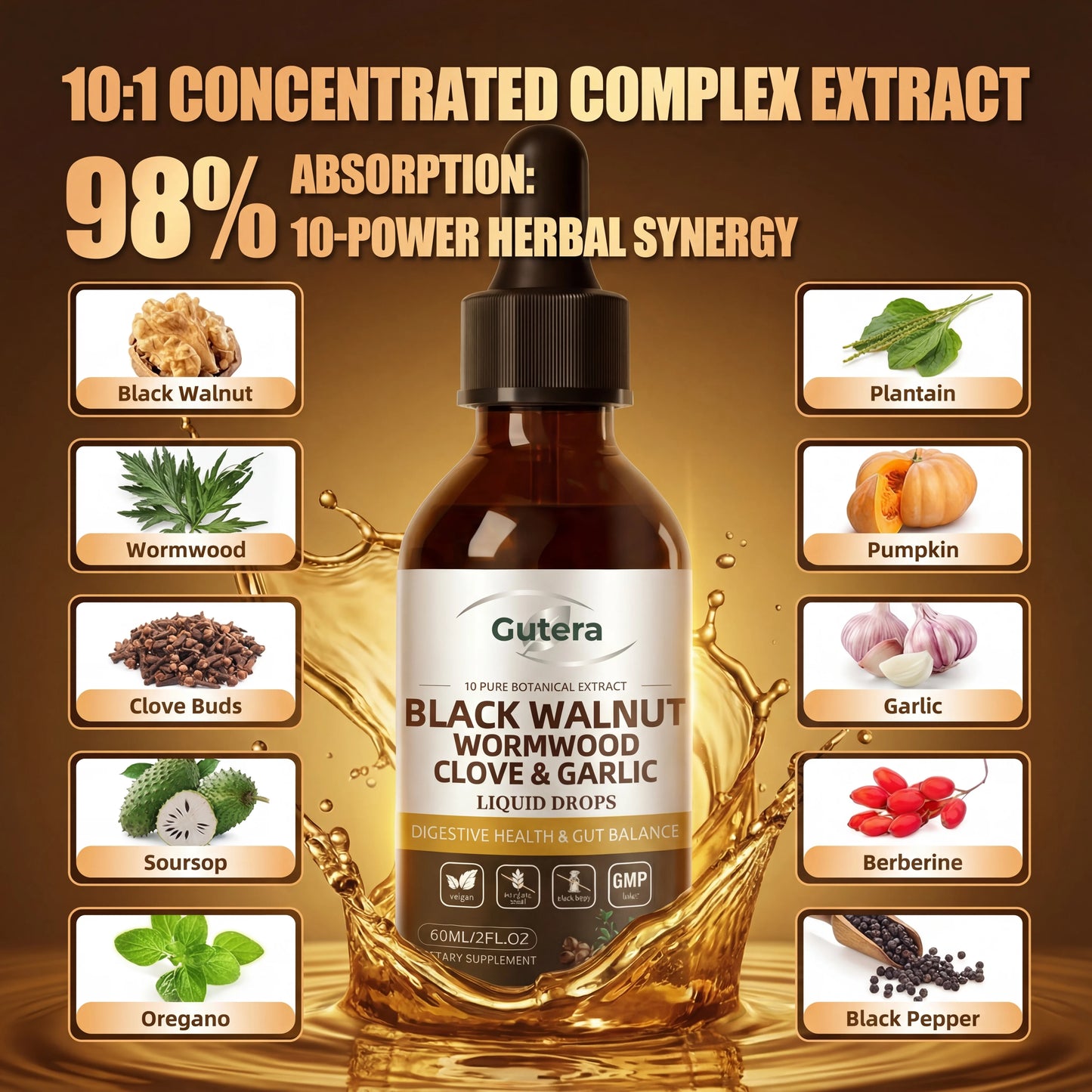 Gutera Rapid Gut Cleanse Drops