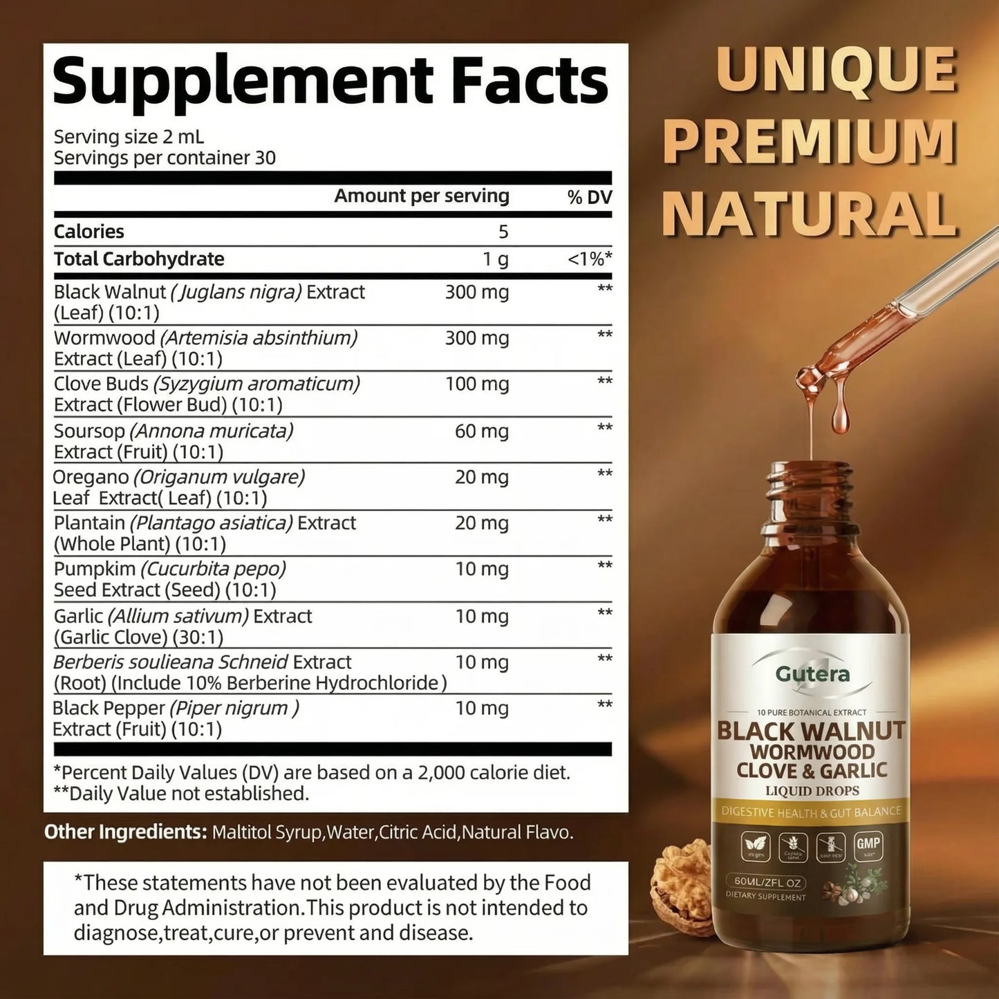 Gutera Rapid Gut Cleanse Drops